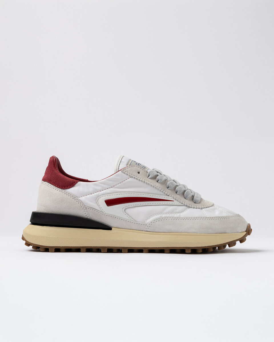 ATHLETA NYLON BLANC-BORDEAUX
