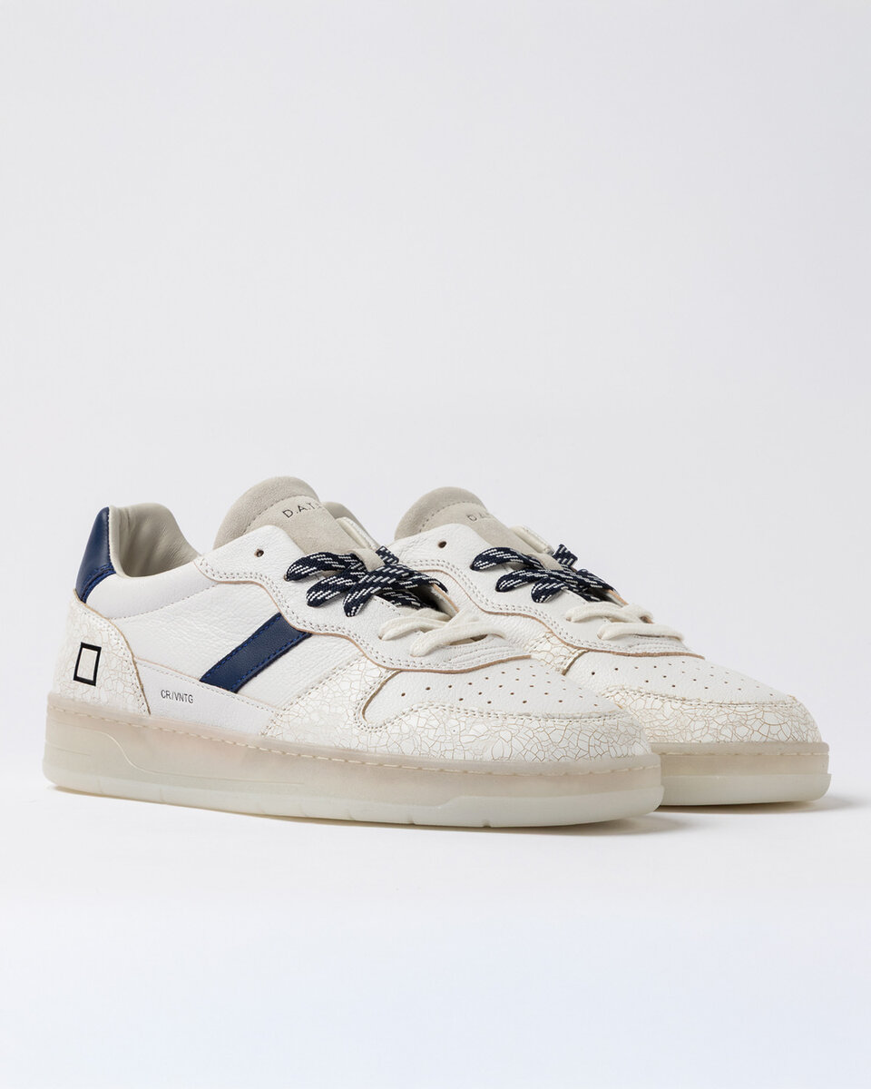 Court 2.0 BLANC NATUREL-BLEU