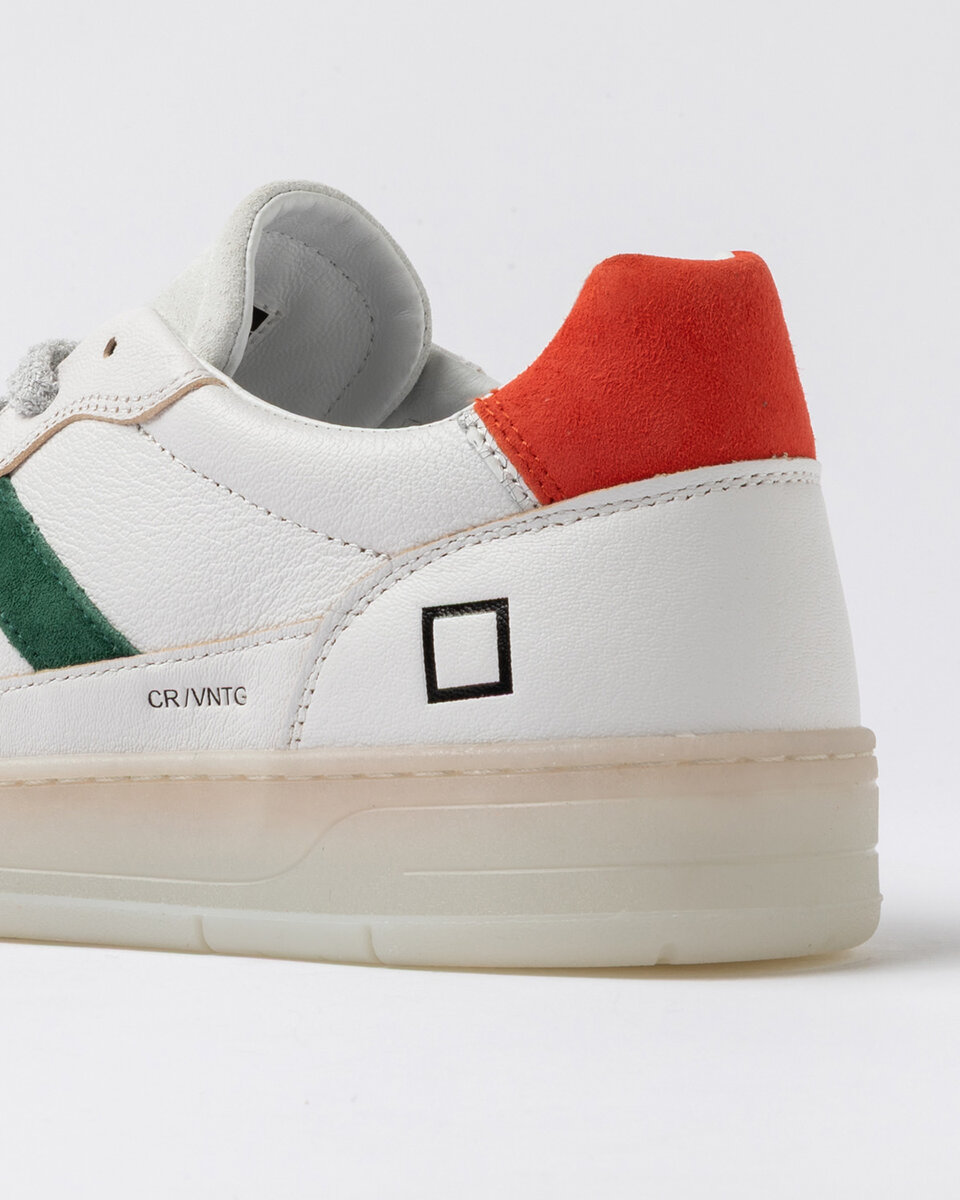 Court 2.0 BLANC NATUREL-ORANGE