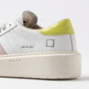 Hill Low PLATEFORME BASSE BLANCHE-CITRON