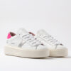 Hill Low PLATEFORME BASSE BLANCHE-FUXIA