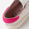 Hill Low PLATEFORME BASSE BLANCHE-FUXIA