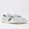 Hill Low Vintage Calf BLANC-TURQUOISE