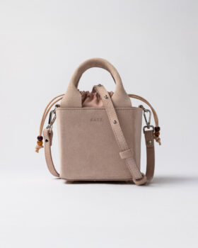 SAC CUBO EN DAIM ROSE