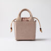 SAC CUBO EN DAIM ROSE