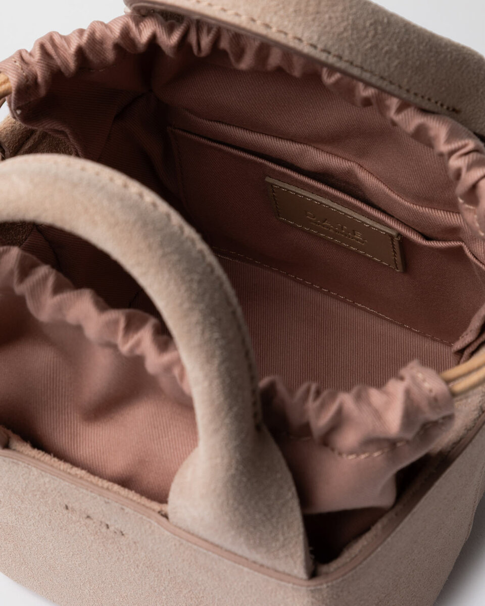 SAC CUBO EN DAIM ROSE