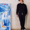 SWEAT-SHIRT BASIC BLEU