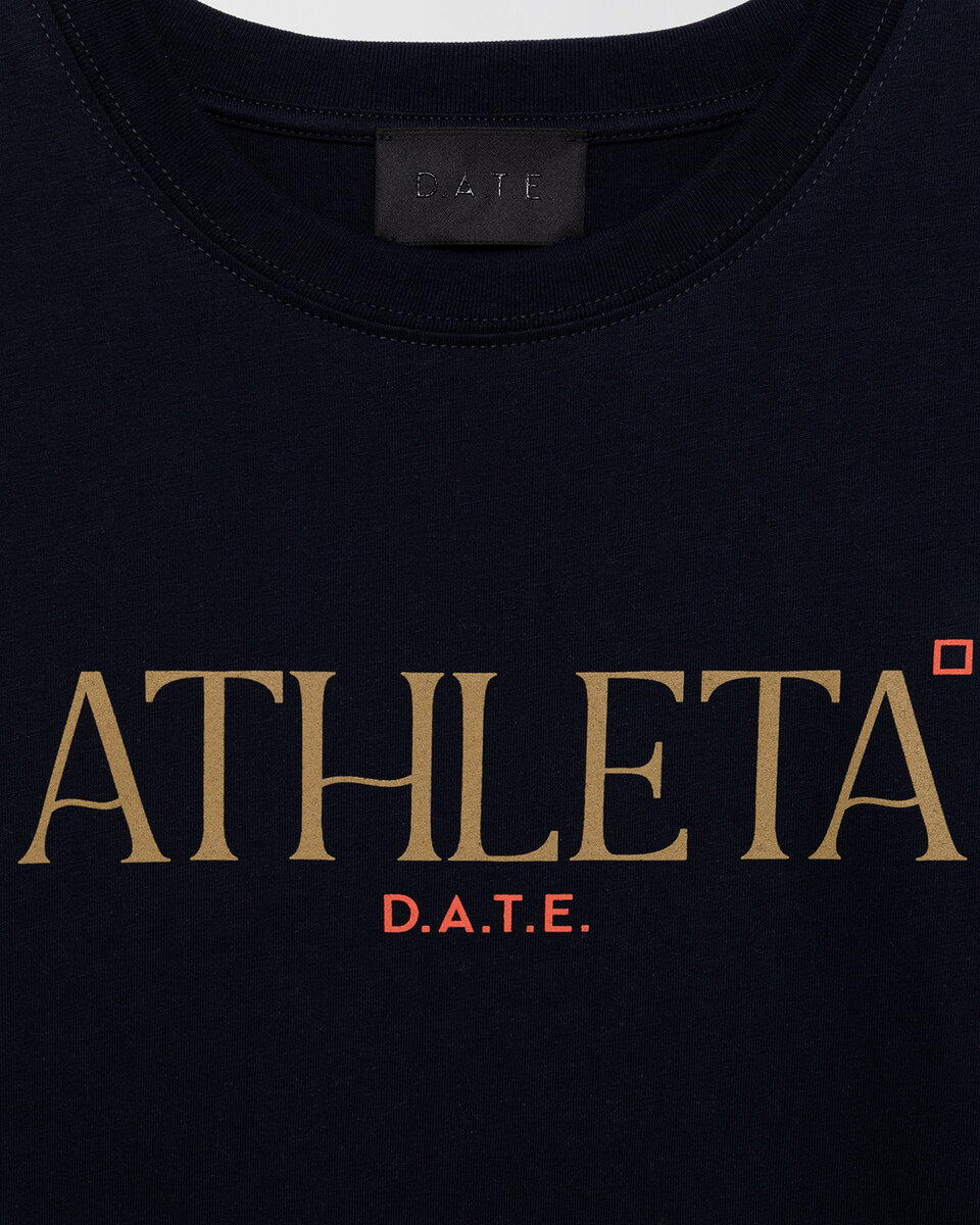 T-SHIRT ATHLETA BLEU