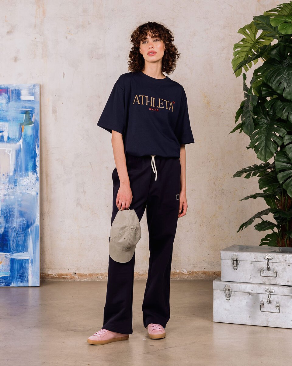 T-SHIRT ATHLETA BLEU