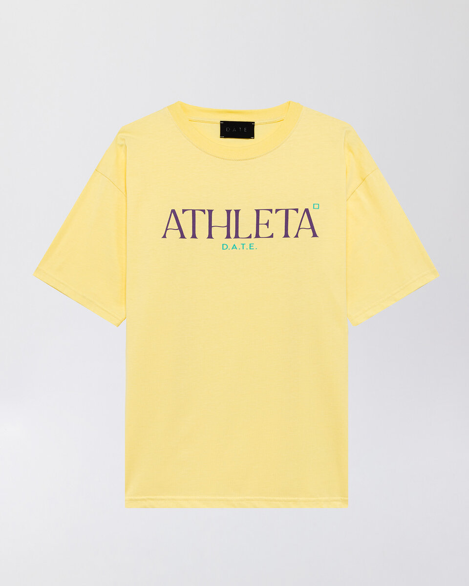 T-SHIRT ATHLETA JAUNE