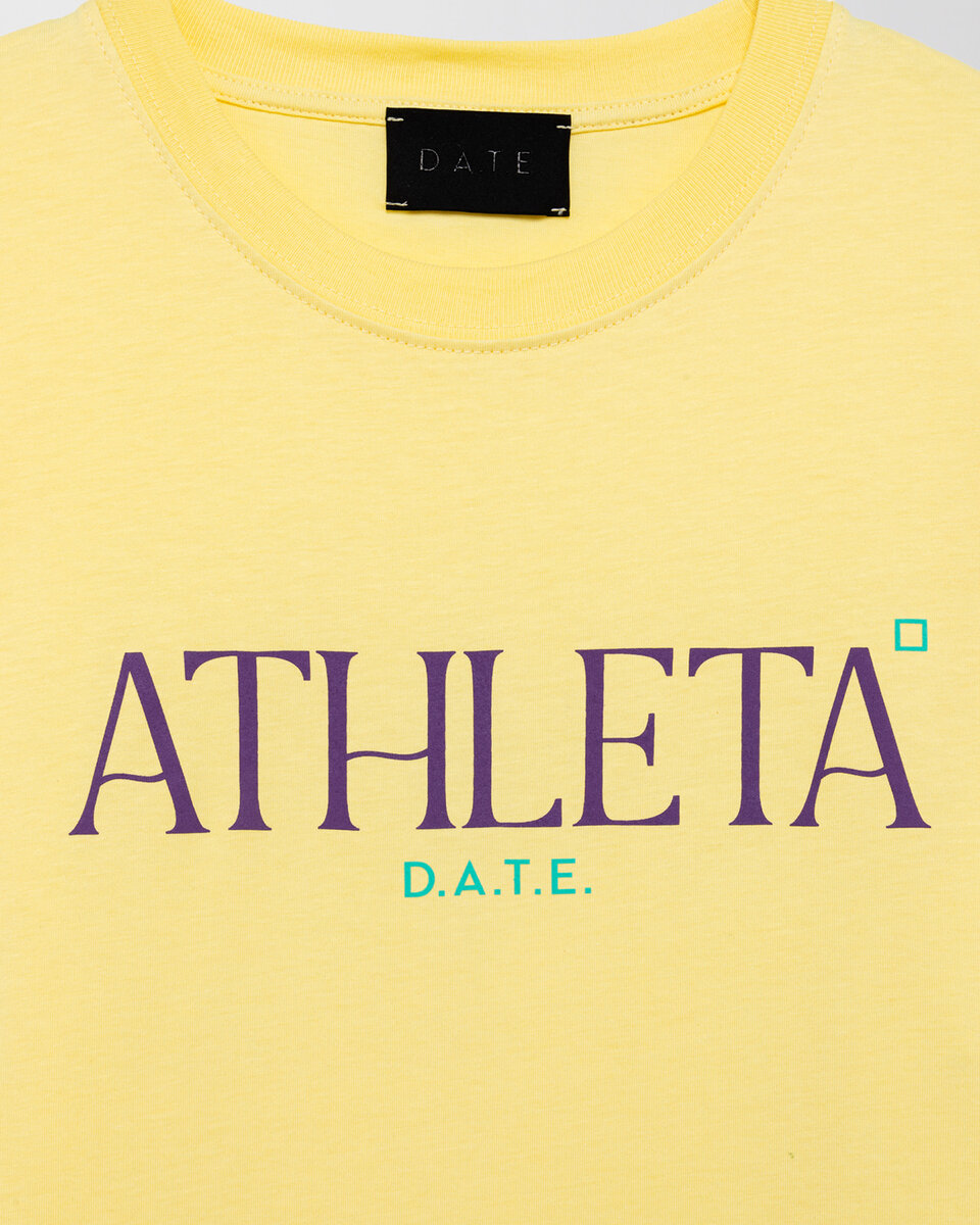 T-SHIRT ATHLETA JAUNE