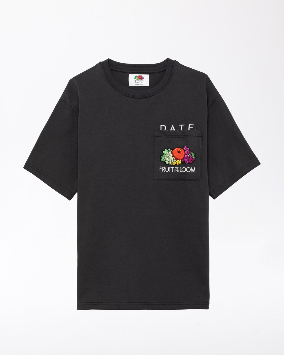 T-SHIRT BRODÉ ANTHRACITE