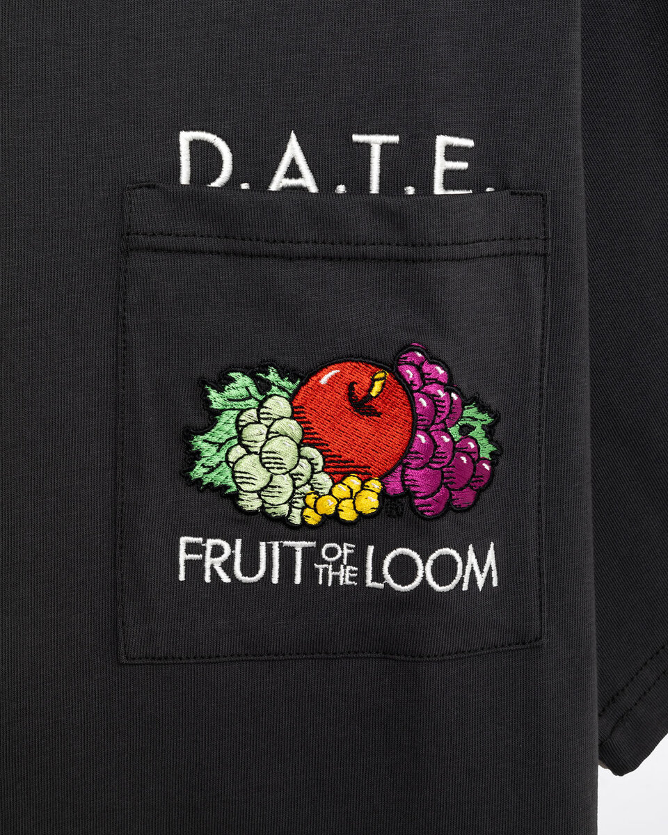 T-SHIRT BRODÉ ANTHRACITE