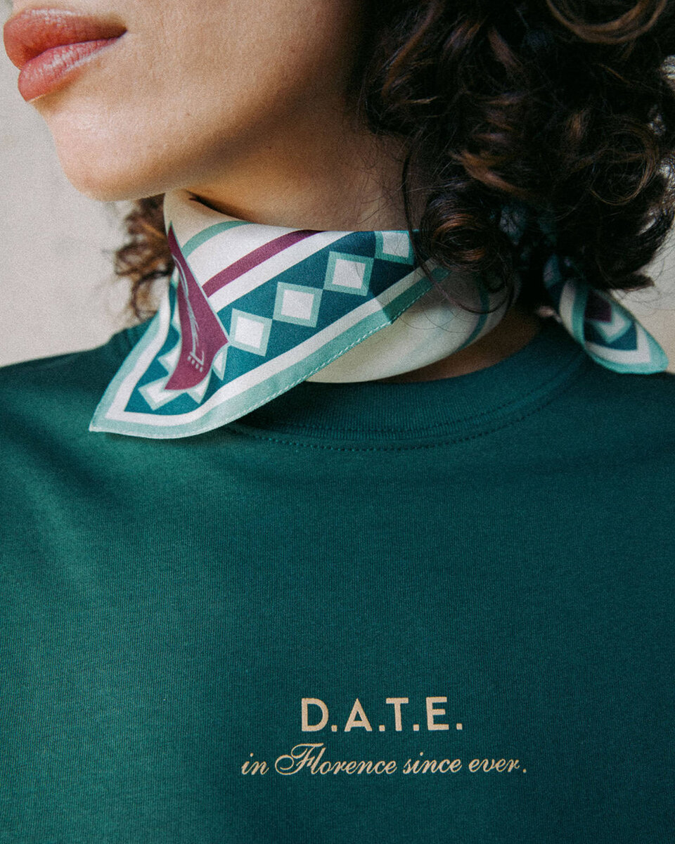 T-SHIRT DATE FLORENCE VERT