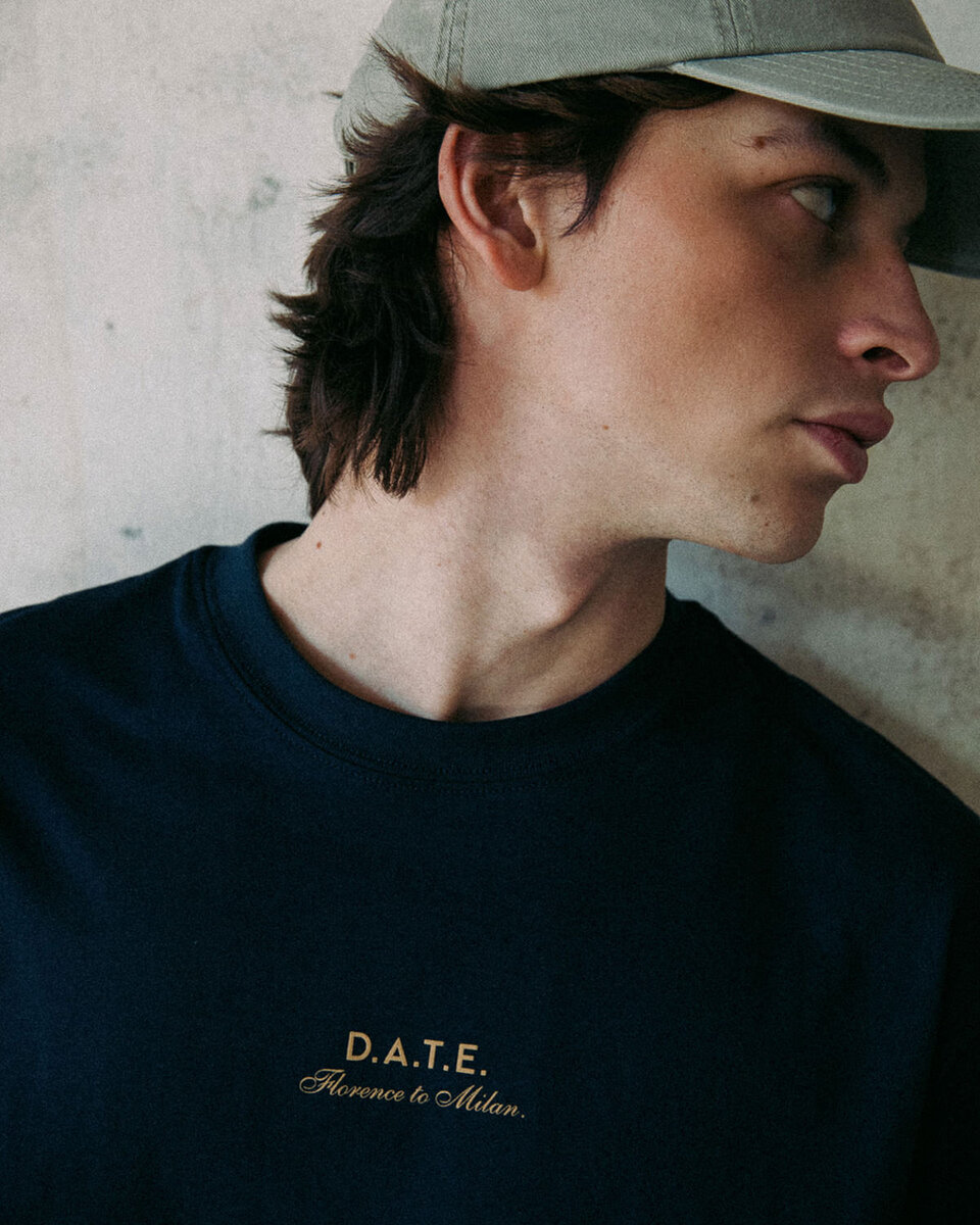 T-SHIRT DATE MILAN BLEU