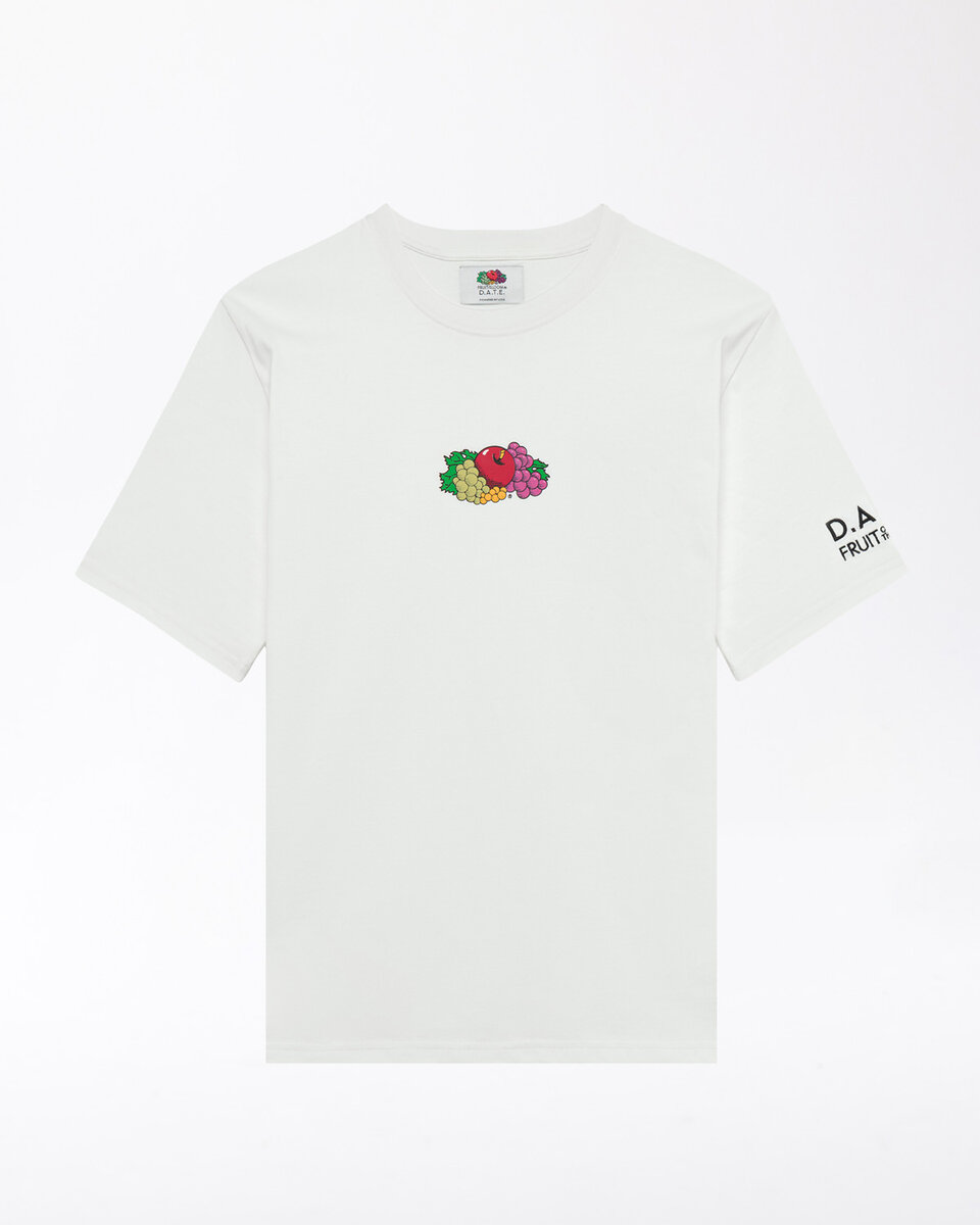 T-SHIRT FRUIT BLANC