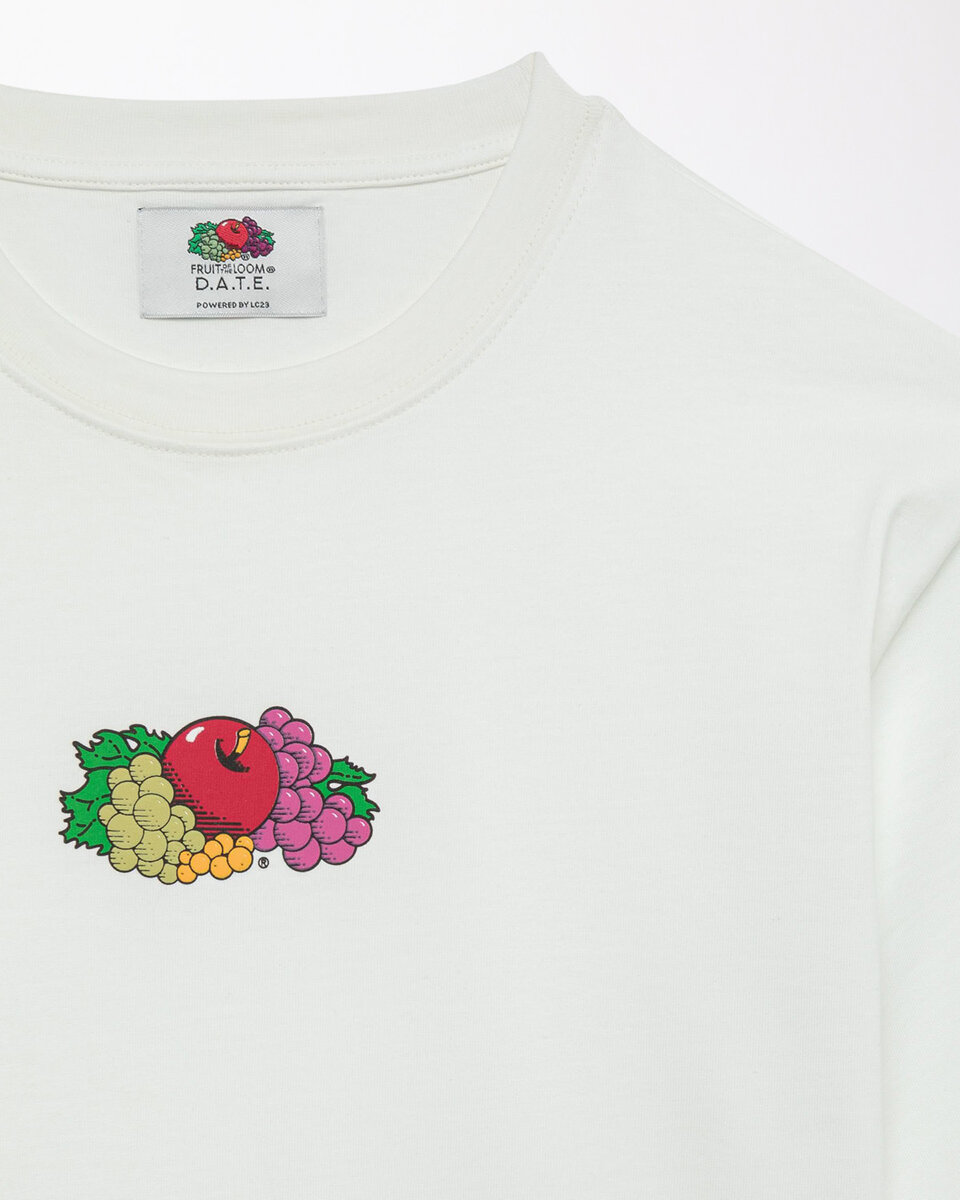 T-SHIRT FRUIT BLANC