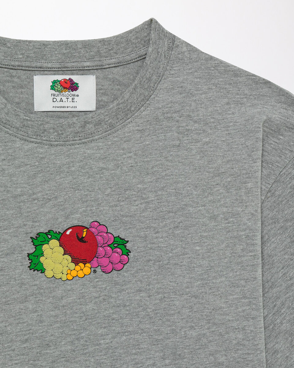 T-SHIRT FRUIT GRIS